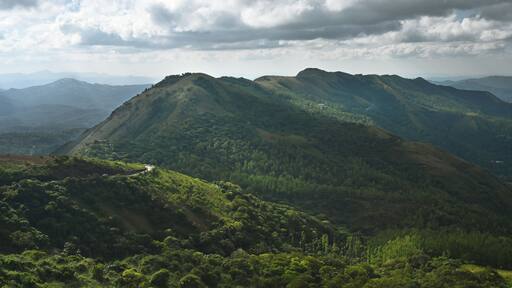 View from Mulayangiri peak, Karnataka