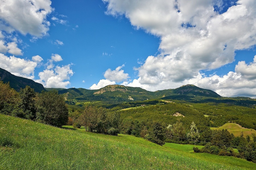 Vista verso il Monte Barigazzo