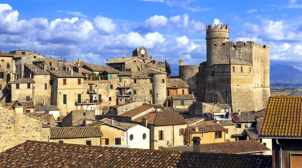 Medieval hill top villages of Italy. Nazzano Romano, Lazio region