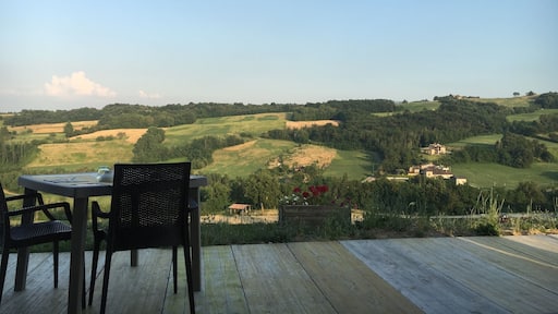 A great view during my dinner time