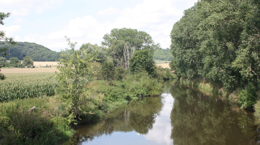 Burgscheidungen (Laucha), the Unstrut river