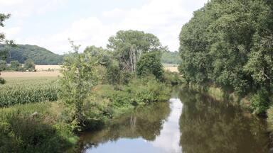 Burgscheidungen (Laucha), the Unstrut river