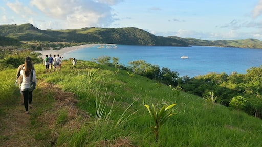 Atop the hills of the Tinaga Island, you'll have an amazing view of the whole Mahabang Beach shores. I'm glad we're able to have a trek in this hill just before we returned into the mainland. I just so love it ;)