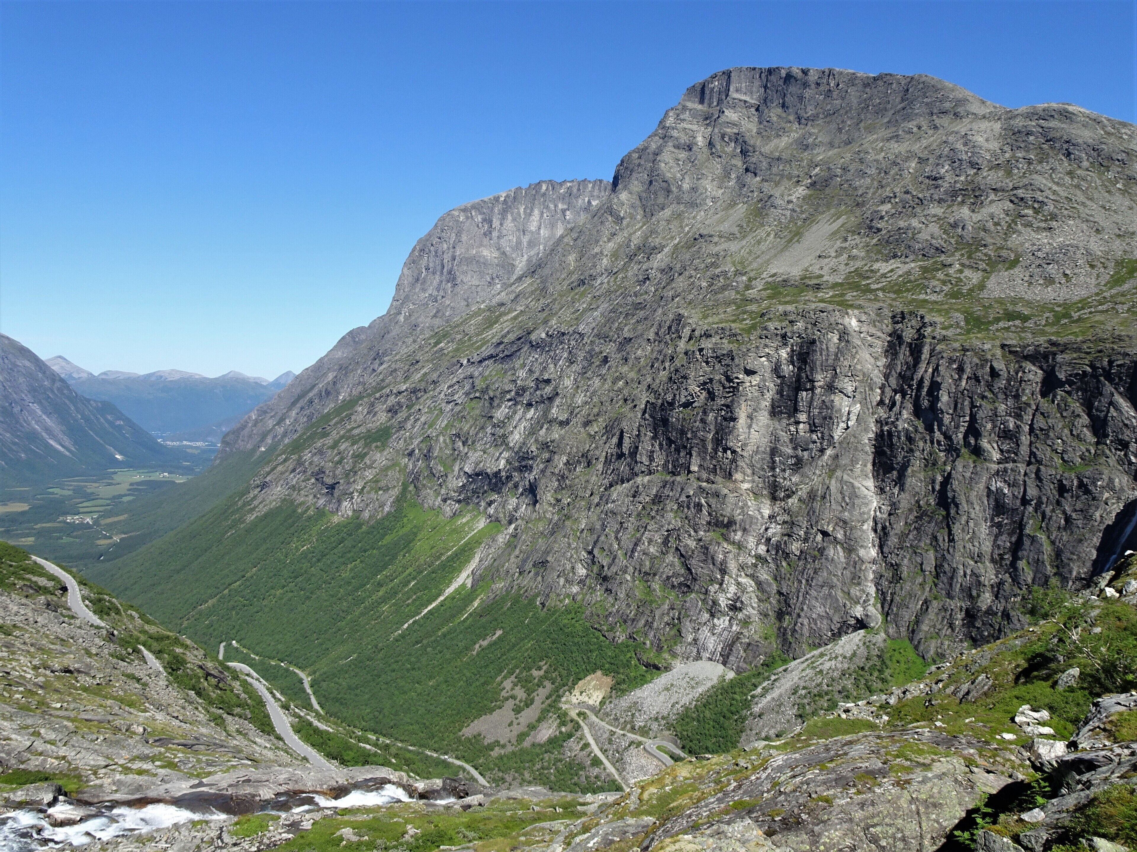 The long and narrow Romsdalen valley is surrounded by majestic towering mountains on either side.  #GreatOutdoors  #Nature
