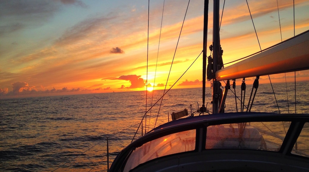 Sailing from Denmark to Norway