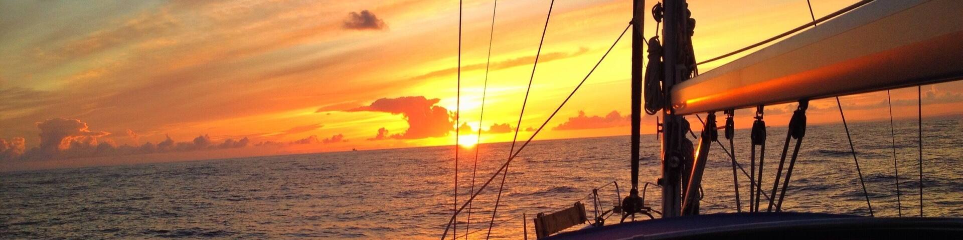 Sailing from Denmark to Norway