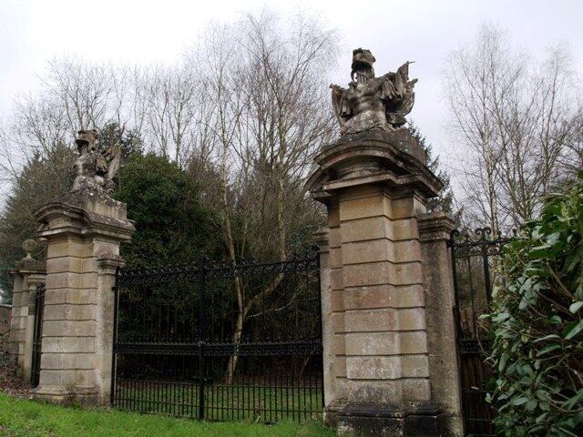Benham Park gateposts.