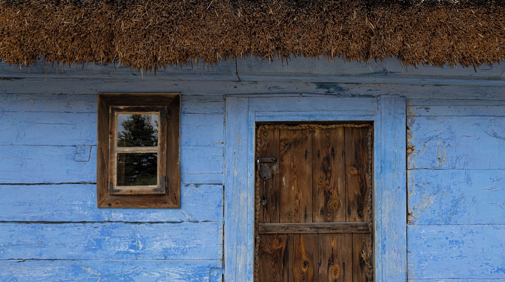 Cottages surrounded by vegetable and flower gardens or apiaries and animals living here make an impression of a village that is still teeming with life. Courtly interiors from the end of the 19th and the beginning of the 20th century.