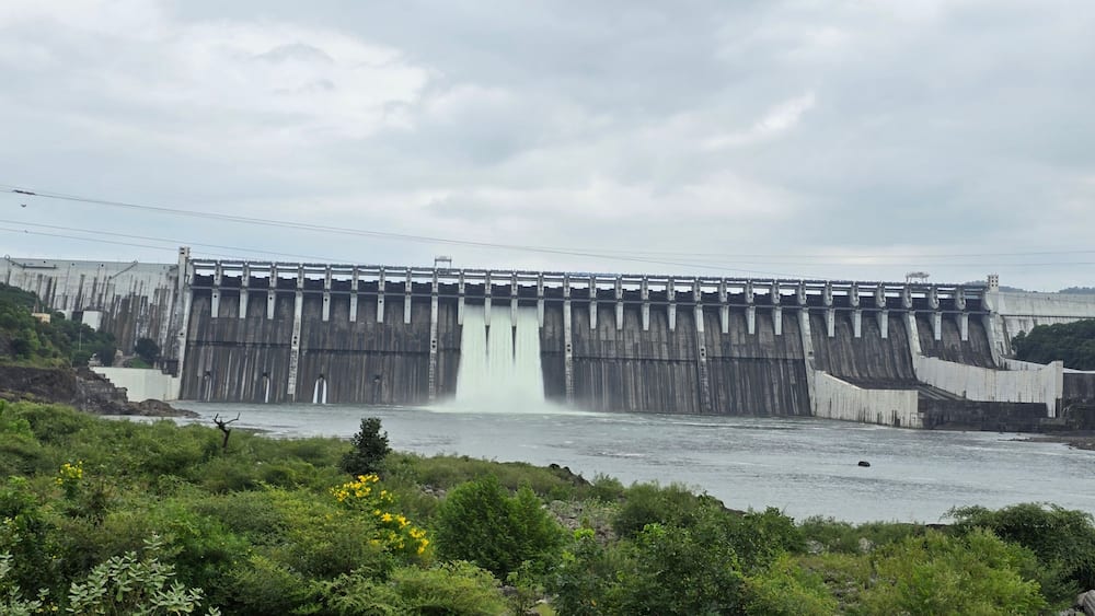 Ekta Nagar, Gujarat India - Oct 02 2025: Sardar Sarovar Dam, Ektanagar Statue of unity.