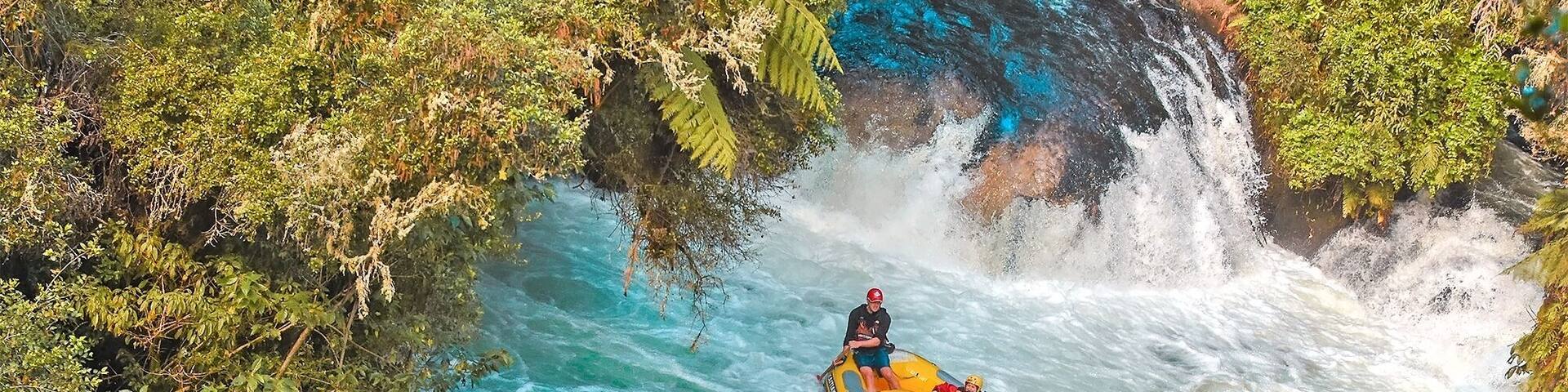 New Zealand is all about adventure — so for one of my first adrenaline-pumping activities, I did white water rafting on the world’s HIGHEST commercially rafted waterfall with Kaitiaki Adventures!
I was incredibly nervous at first because the rapids were strong, but in the end it became extremely fun! We basically went through Kaituna River, over 14 rapids and 3 waterfalls which includes the 7meter Tutea Falls (thee said highest commercially rafted waterfall in the whole world!) This is definitely a MUST for you to do when in New Zealand!