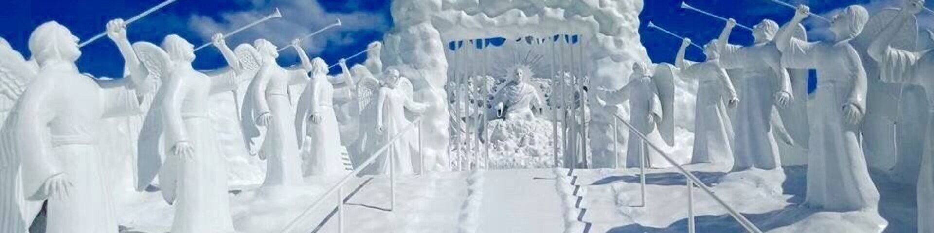 Garin Farm Pilgrimage site since it has life-size statues depicting various scenes from the Bible. #BVSBlue you'll find some reproductions of Biblical scenes with life-size statues. On the top you'll find yourself in some sort of a reproduction of heaven, with angels and the saints and the Holy Trinity. Garin Farm is one relaxing place to visit when you are in Iloilo Province. Near the farm, you might as well drop by the Church of San Joaquin ... the only church in the Philippines with bass reliefs of military motif (depicting the Battle of Tetuan) on its facade. Highly recommended!