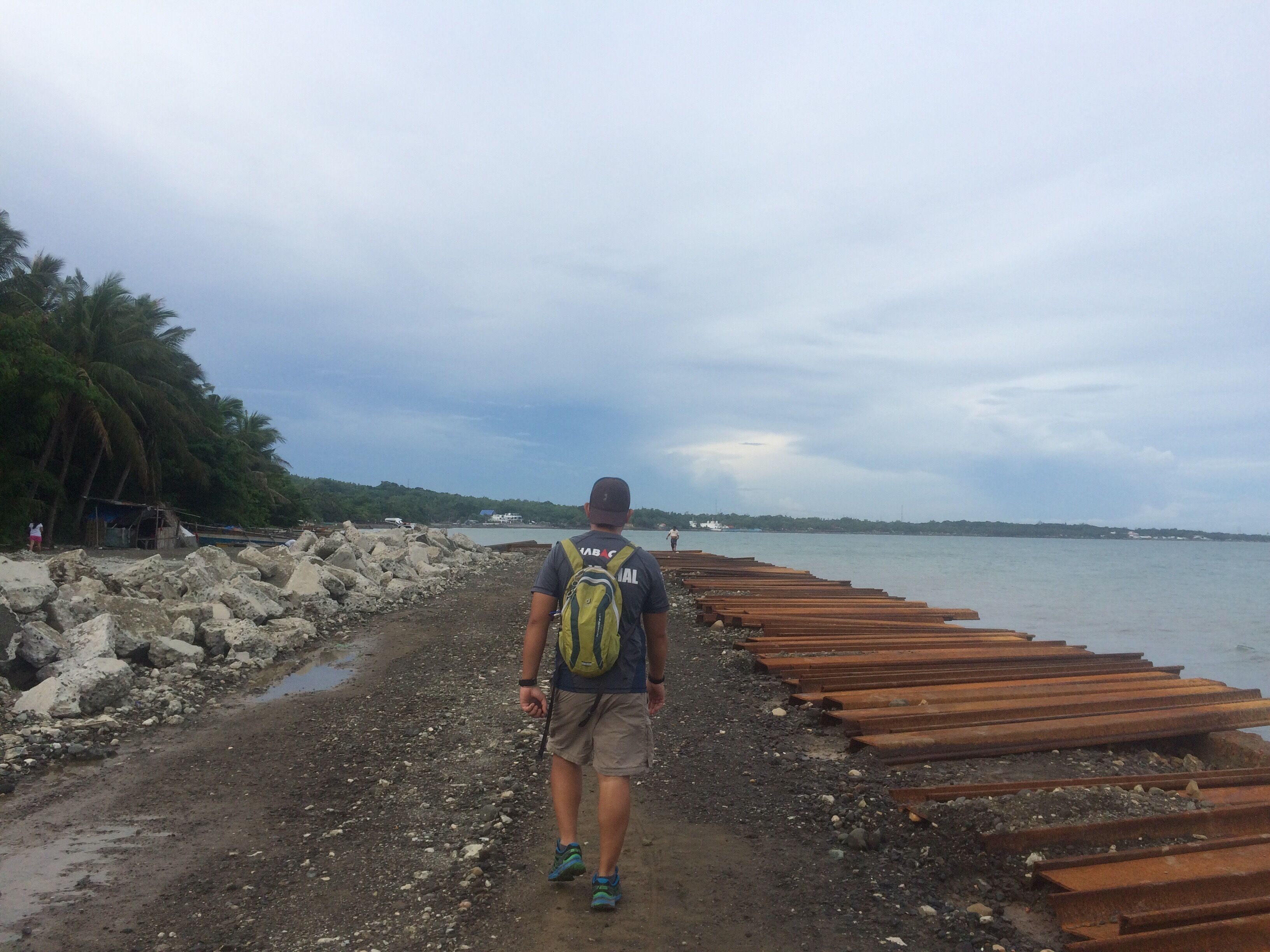 Walking along the beach #hiking