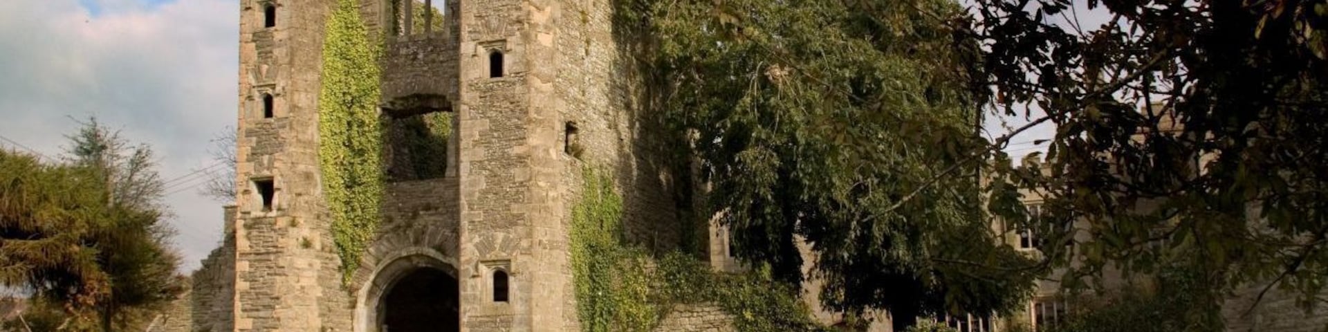 Probably part of the earlier castle.