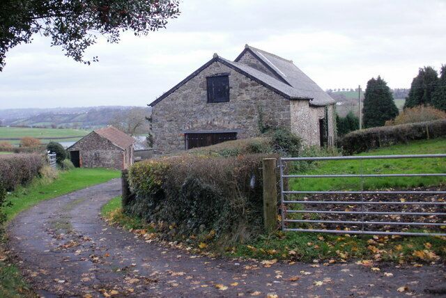 Entrance to Cwm Farm Viewed from Cwm Lane.