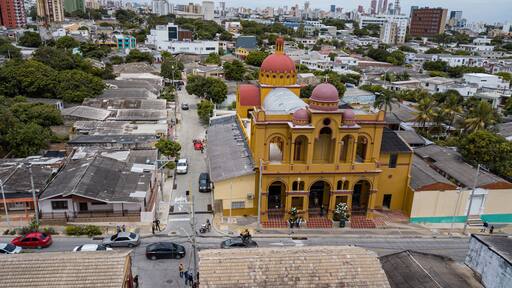 traditional church barranquilla colombia.