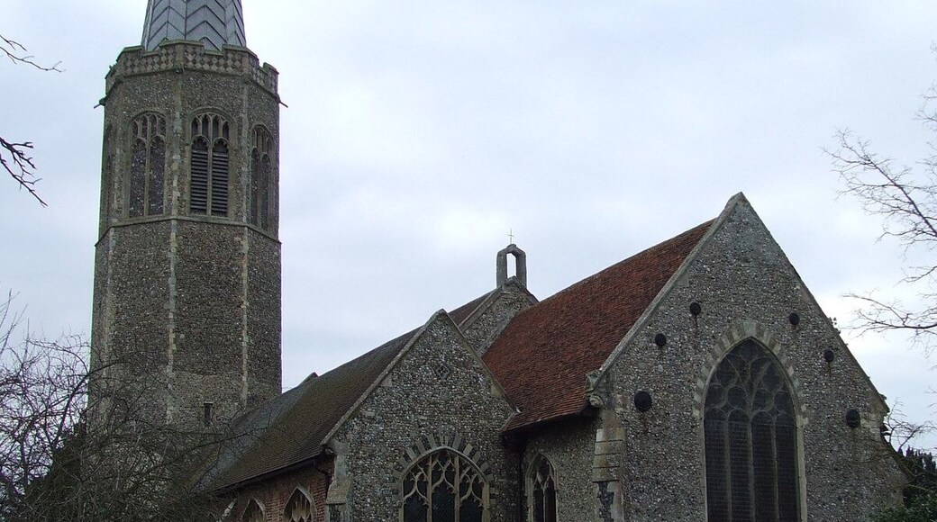 All Saints Wickham Market The church of All Saints Wickham Market, Suffolk for more info see http://www.suffolkchurches.co.uk/wickhammarket.html