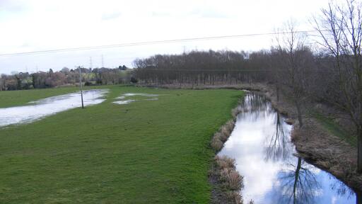River Deben, Wickham Market Taken from the A12 bridge over the river