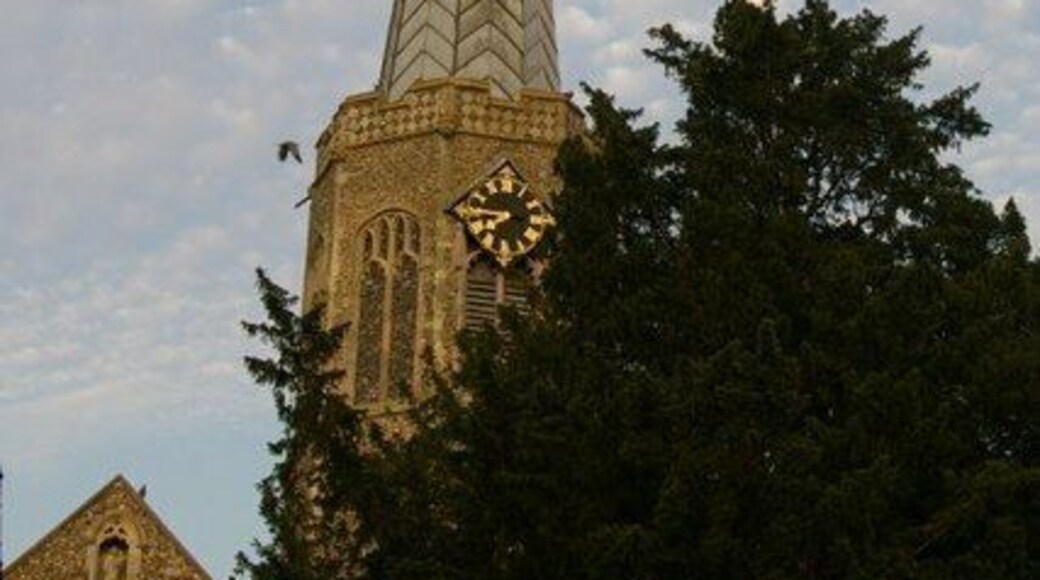 Spire of All Saints' parish church, Wickham Market, Suffolk