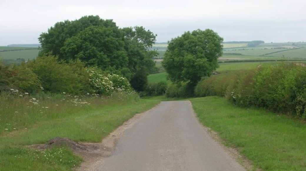 Thixendale Road, near Fridaythorpe, East Riding of Yorkshire, England.