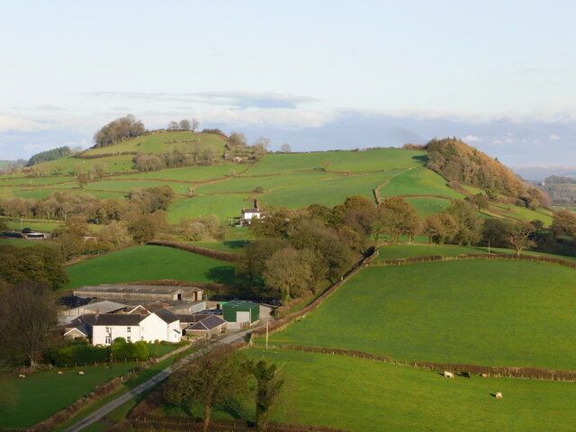 Grongar Hill from Dryslwyn Castle "Ever charming, ever new, When will the landscape tire the view?" From "Grongar Hill" by John Dyer 1726