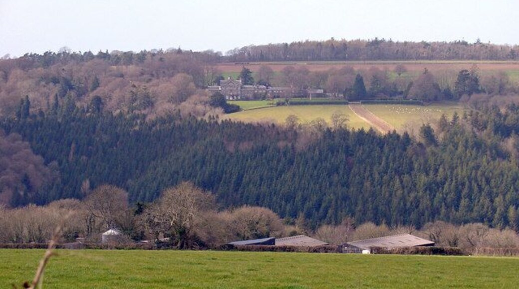 Nant-y-lledfron, Clydau The mansion in the distance is Ffynnone (SN2438).