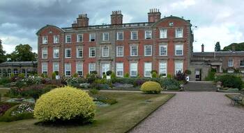 Weston Park, Weston-under-Lizard, Shropshire TF11 8LE Southern facade of Weston House, set in 1,000 acres of Capability Brown parkland.