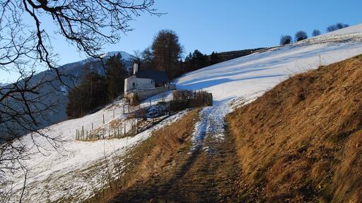 St. Stephan in der Gemeinde Mals in Südtirol