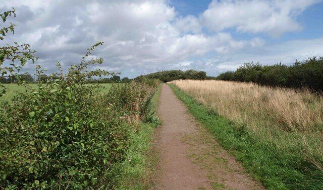 Track from Sudbrook to Black Rock