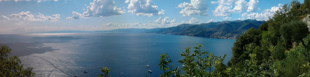 Panoramica da San Rocco di Camogli