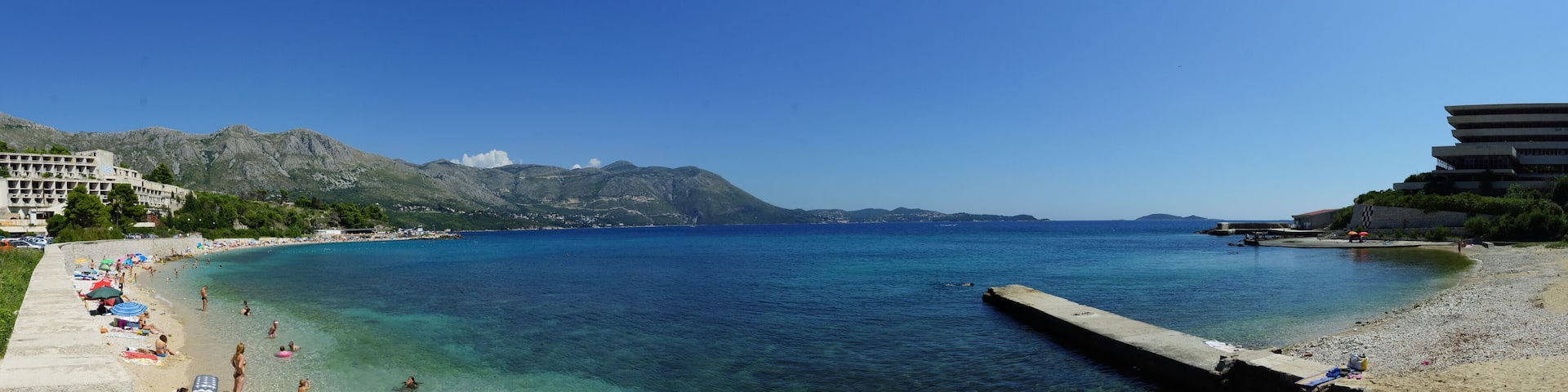 Croatia, The Abandoned Hotels of Kupari. Hotel burned and destroyed during the Croatian War of Independence
