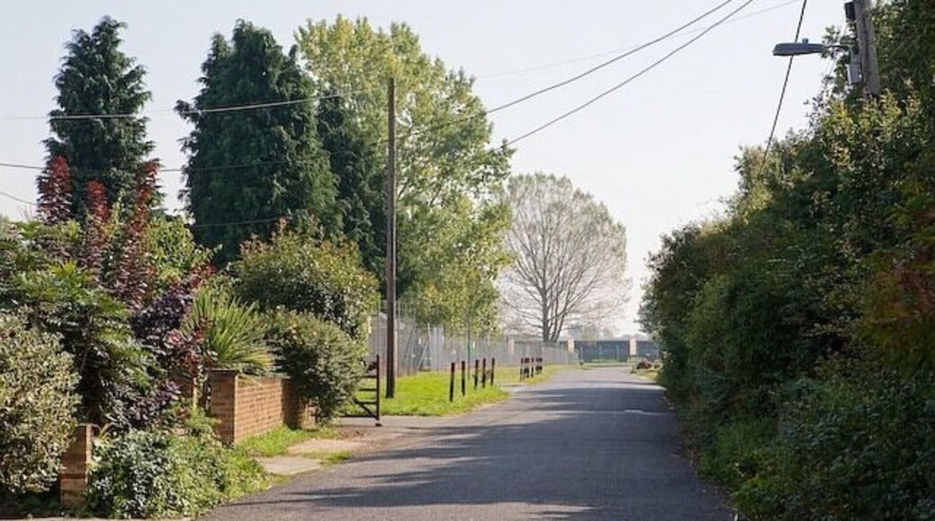 Cracknore Hard Lane, Marchwood Approaching entrance to McMullen Barracks.