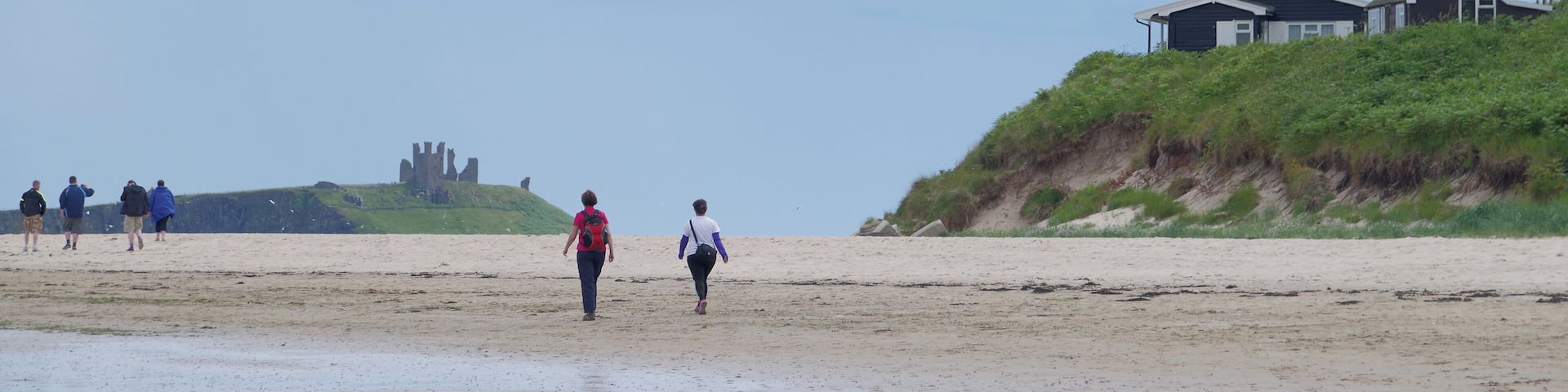 On the beach at Low Newton-by-the-Sea in Northumberland.