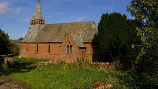 St John's parish church, Gamblesby, Cumbria, seen from the southeast