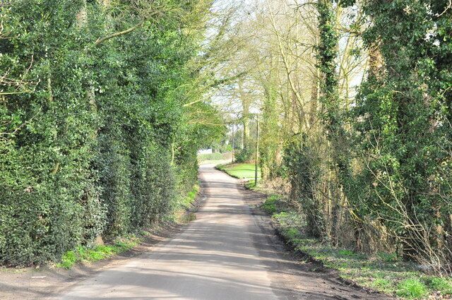 Badley Hall Road, Great Bromley As seen from the church.