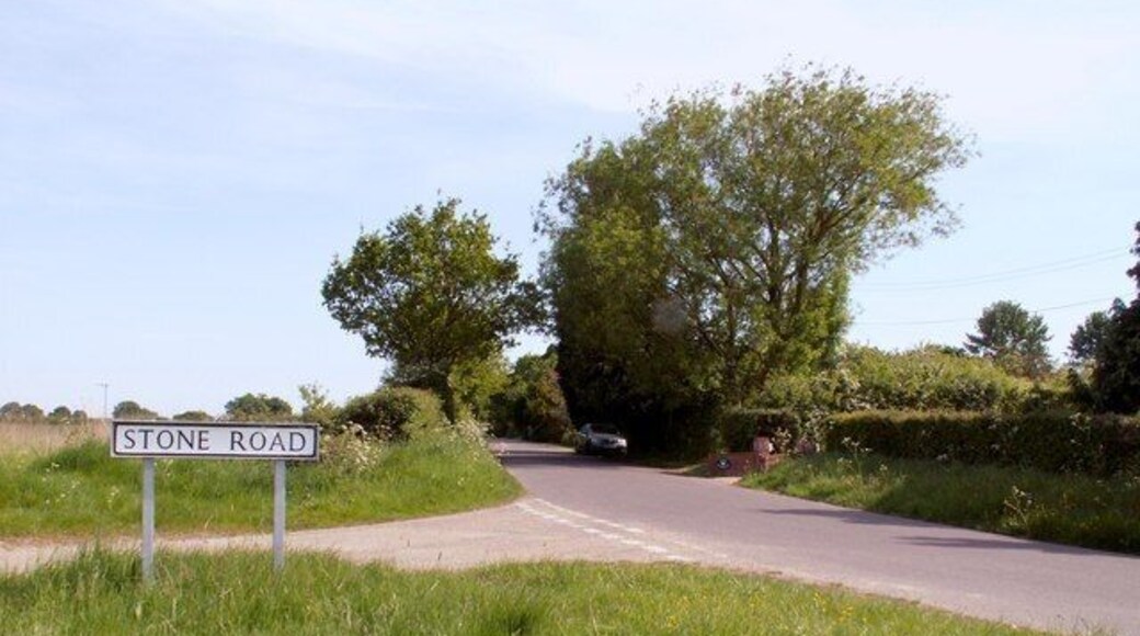 Junction where Stone Road meets Mary Lane North