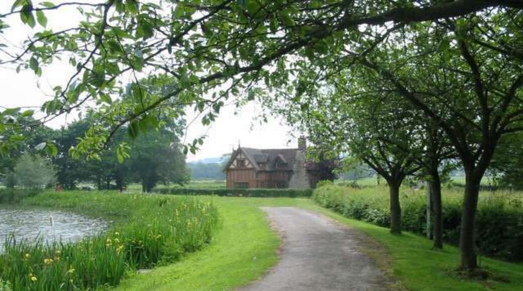 Lodge next to JCB Lake at Rocester