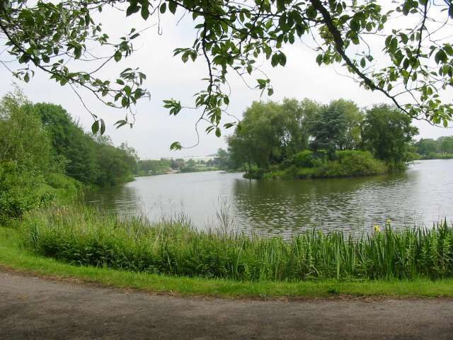 JCB Lake at Rocester. This lake forms part of the landscaped area surrounding the JCB factory at Rocester. The lake is used by the company angling club and is also accessible to the public.