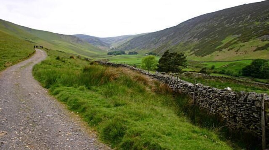 Mosedale. Just west of Bowscale, looking along the track that leads to Bowscale Tarn.