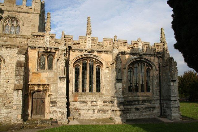 Mering Chapel. On the south side of the chancel of All Saints' church, Sutton on Trent is the early 16th century Mering Chapel and the marble tomb of Sir William Mering and an ancient screen.