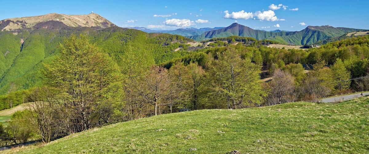 Panorama verso la Val Boreca