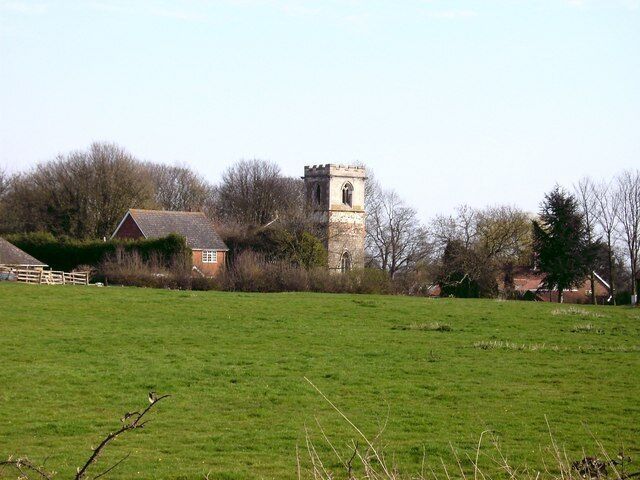Brigsley Church As seen from the B1203. The parish church is dedicated to St. Helen.