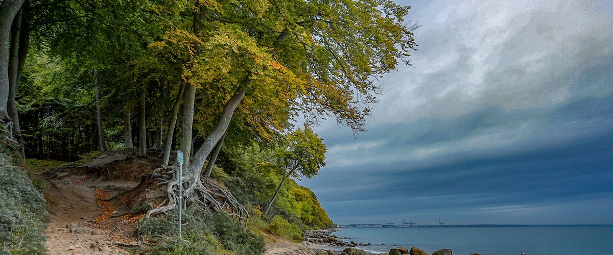One of the many beaches along the Aarhus bay. Quite isolated.