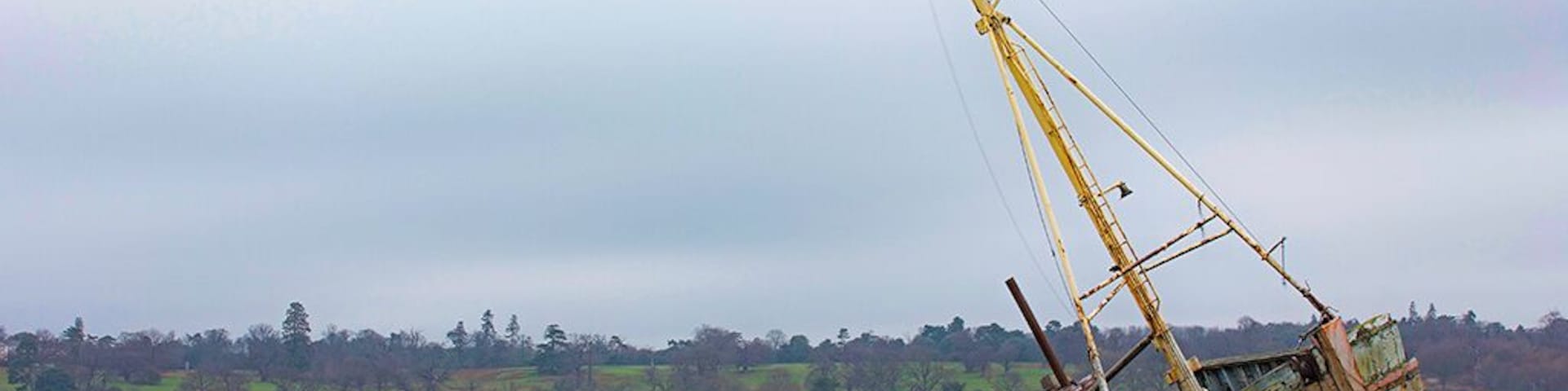 The boat graveyard at Pin Mill in Suffolk