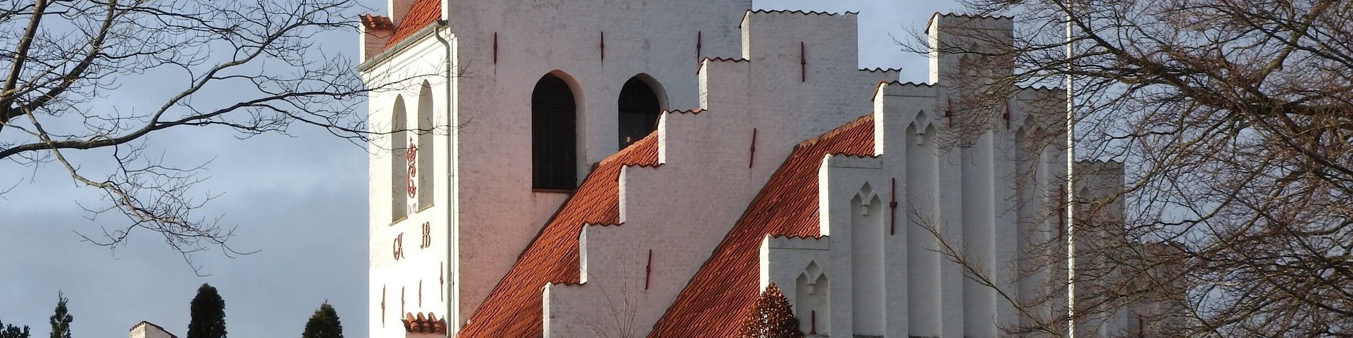 Typical danish church at Anisse by the lake Arresö