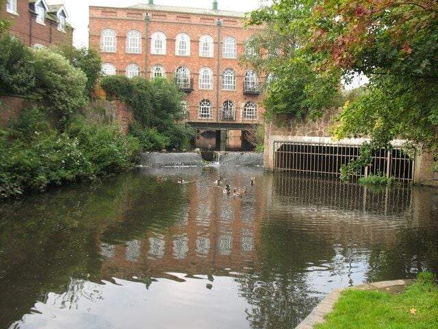 The Old Mill and Stream Quorn The Old Mill now converted to flats