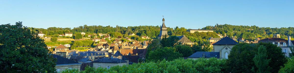 Sarlat-la-Canéda from Parc du Plantier