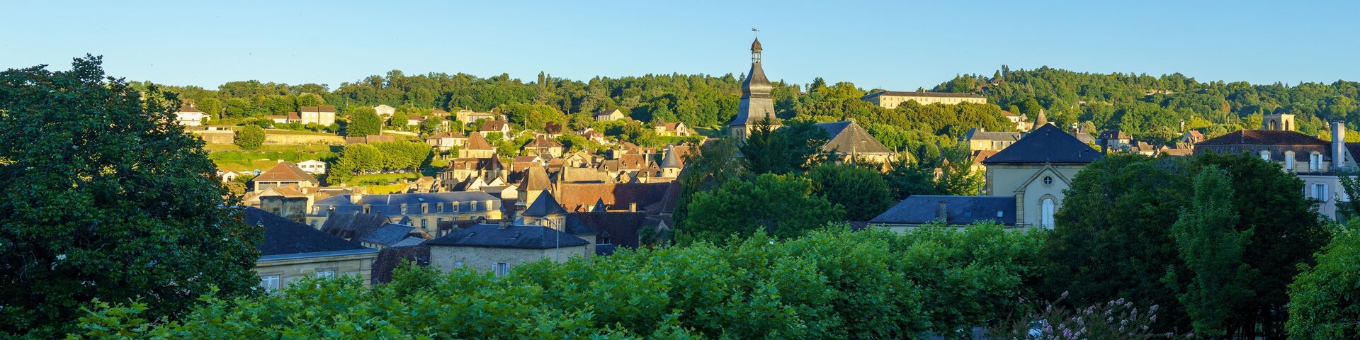 Sarlat-la-Canéda from Parc du Plantier