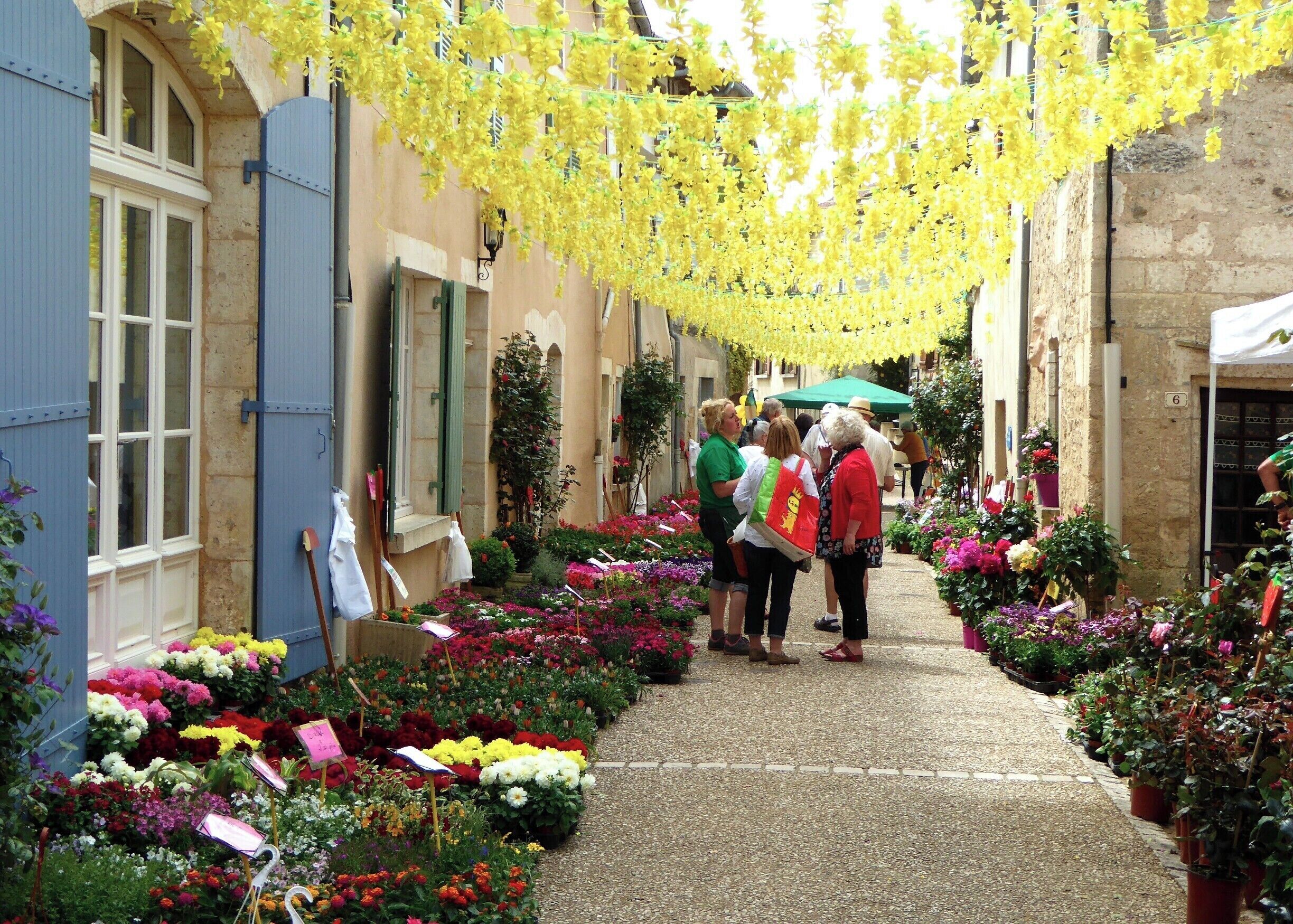 One of the most beautiful villages of France was made even more beautiful during the annual flower festival.