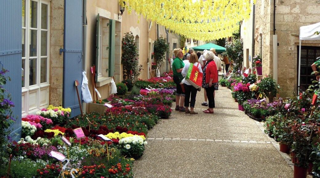 One of the most beautiful villages of France was made even more beautiful during the annual flower festival.