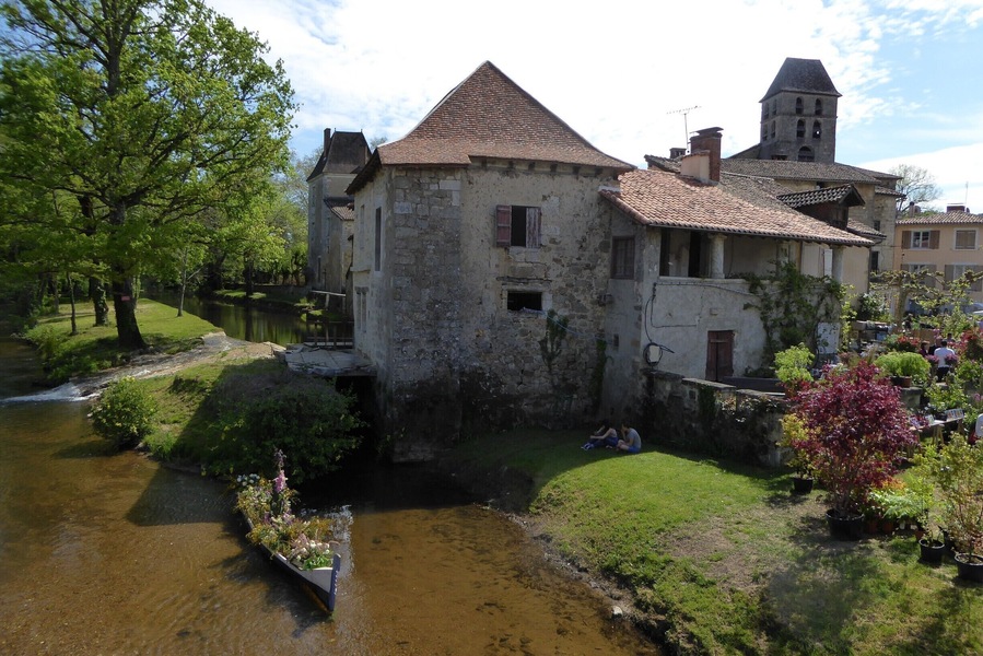 One of the most beautiful villages of France was made even more beautiful during the annual flower festival.